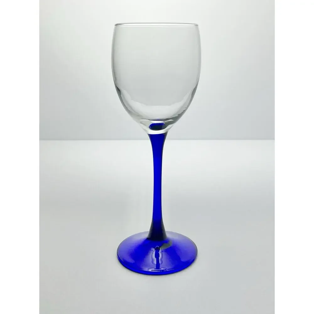 Cristal d’Arques “Neptune” Set of 4 Claret Wine Glasses 7 3/4” 8oz